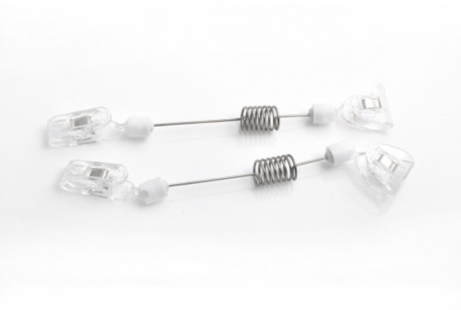 유니온플러스 unionplus 반달집게스프링줄집게(소)(3021) C-3021 2개입 1봉, 1개