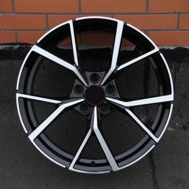 알루미늄 합금 자동차 휠 림 VW 골프 GTI R MK6 CC용 17 인치 5x112, 03 style1 four wheels, 01 5x112, 01 인치., 1개