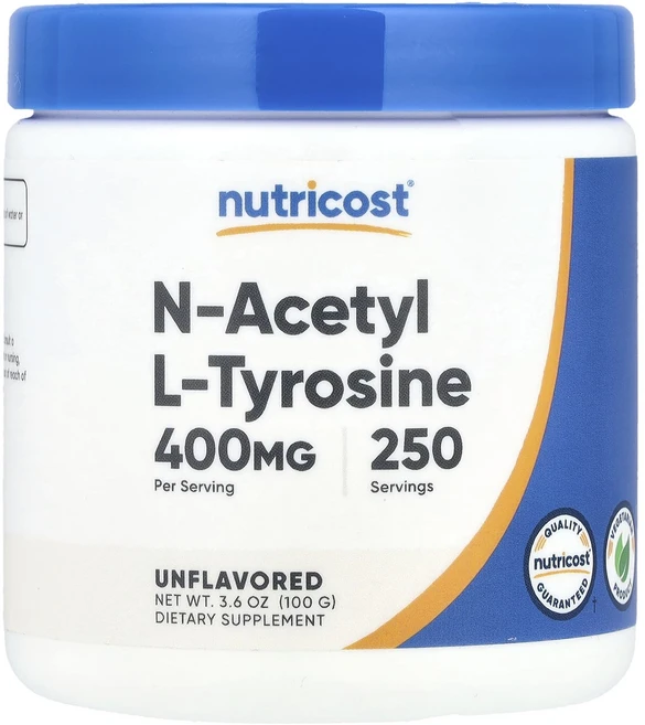 프리미엄상품 Nutricost N-아세틸 L-티로신 무맛 100g(3.6oz) 끝내주게잘나가는상품, NutricostN아세틸L티로신무맛100g36oz, 100g, 1개 - 쿠팡