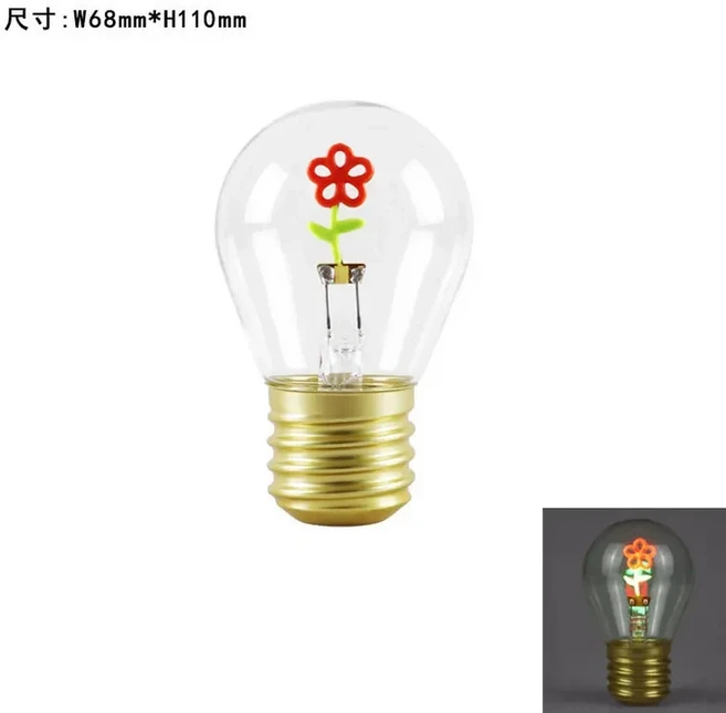 호환 충전식 전구 Usb-typec 인터페이스 조명 휴대용 LED 야간 휴일 분위기 장식 램프 크리스마스, [04] D