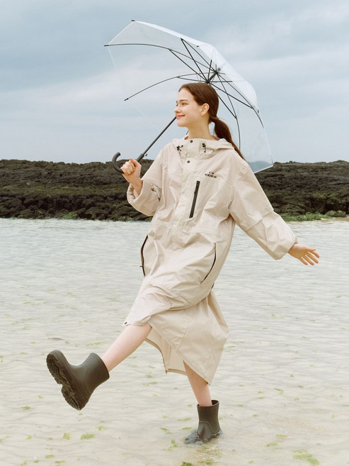 아이더 POP 라이트 레인코트 DUA24981 129806, 아이더 카키(JW)