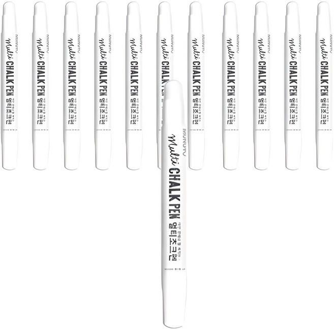 문교 멀티 초크펜, 화이트, 12개
