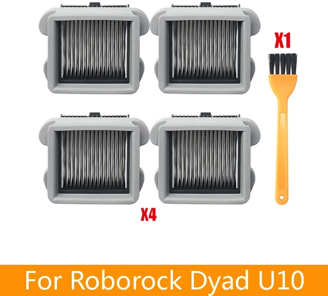 iao Roboro DYAD U10 S1A 액세서리 무선 바닥 스크러버 진공 청소기 롤러 브러시 EPA 필터 예비 부품
