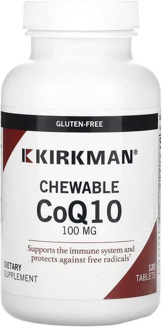 새해 첫좋은선물 Kirkman Labs 츄어블 CoQ10 100mg 120정 제대로 할인합니다, KirkmanLabs츄어블CoQ10100mg120정, 1개 - 쿠팡