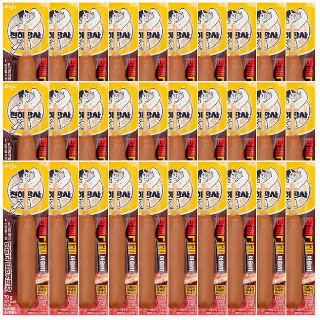 진주 천하장사 매콤그릴후랑크 70g 30개