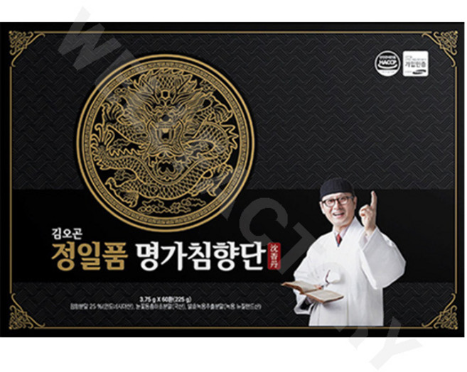 [김오곤] 정일품 명가침향단 60환 (침향 25%), 60개, 3.75g