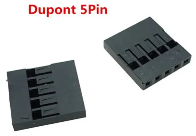 50pcs 2.54mm 커넥터 남성/여성 핀 웨이 케이블 플러그 2/3/4/5 전기 점퍼 헤더 하우징 와이어 키트, 15 5PIN Housing 50pcs