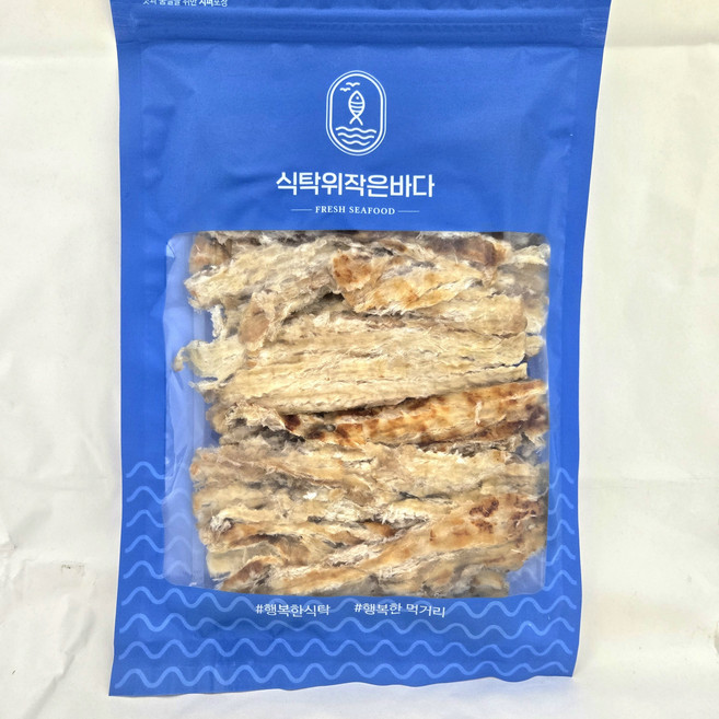 바다찬빛 국내가공 아귀포 구운 아귀채 200g, 1개