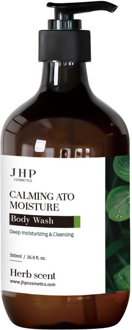 JHP 녹초엽 호호바 모이스쳐 바디워시, 1개, 500ml