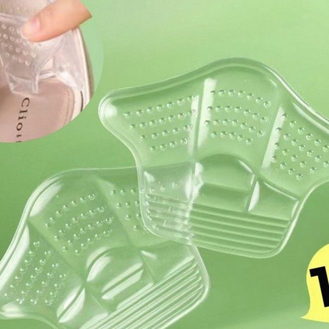 뒤꿈치 실리콘 패드 투명 힐슬립 물집 방지 로퍼 구두