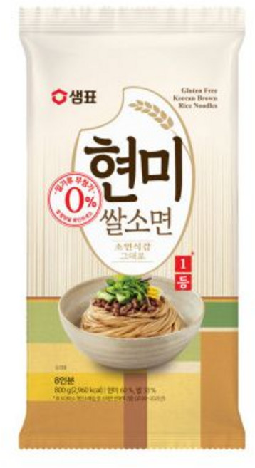 샘표 현미쌀소면 800g. x 4개, 800g