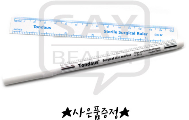 통더스마커펜 싱글 화이트색상 반영구마커펜, 1개