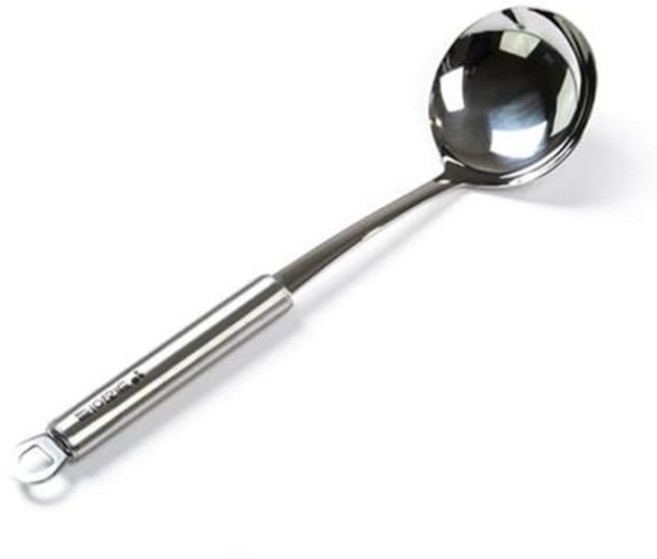 키친아트 스텐 국자 걸이형 국자 냄비 거치형 국자 주방 조리도구, 메탈, 1개