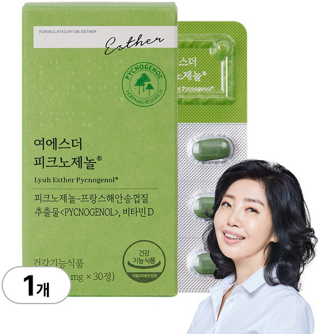 [본사직영] 여에스더 피크노제놀, 1개, 30정