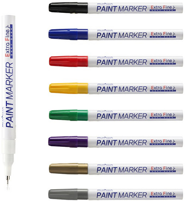 문화 팁페인트마카 1mm 매우얇은닙, 검정