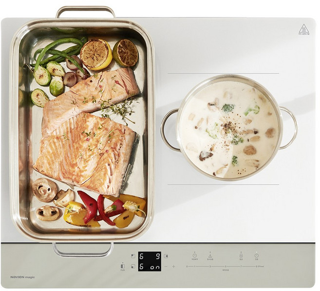 에너지효율1등급 나비엔 매직 3구 인덕션 ERI-3623AF 슈퍼플렉스존 전기레인지 빌트인 프리스탠딩, 무료기본설치(전문기사요청)