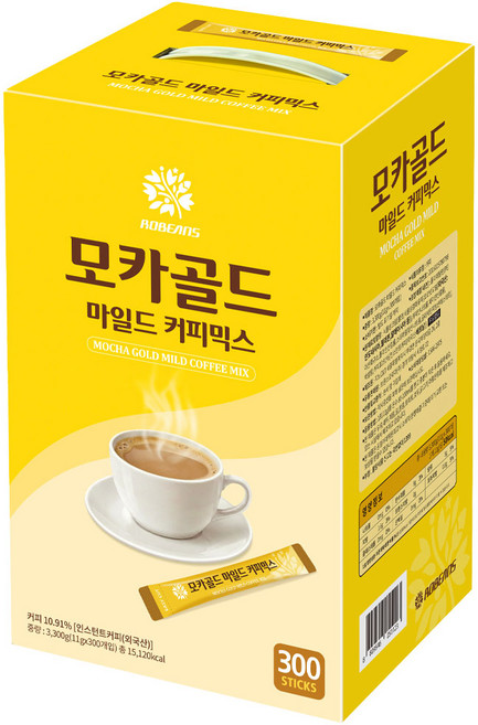 모카골드 마일드 대용량 커피믹스, 11g, 1박스, 300개입