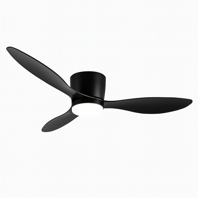 피코펄스 무소음 천장 실링팬 LED 포함, 52inch, 검정(LED포함), 1개