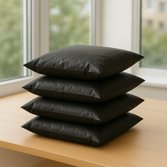 강력접착 택배봉투 택배비닐 검정, 100장