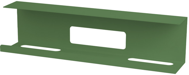 멀티탭 공유기 무타공 거치대 특대형 딥그린 책상 선반 고정형 전선 정리 콘센트 정리함- 벨크로타이사은품 당일발송, 1개