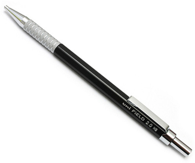 [미쯔비시] Mitsubishi 유니필드 샤프홀더 건축용샤프/샤프심, 샤프심[흑색 2H]