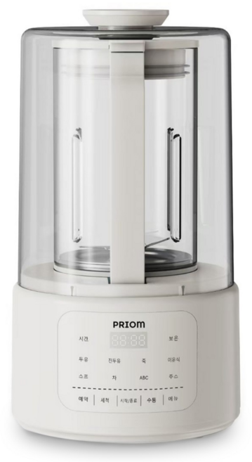 프리옴 대용량 두유제조기 자동세척 저소음 소이메이드 죽만드는기계 1500mL, SOY-1500L