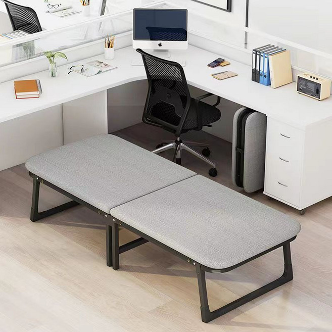 접이식침대 1인용 접이식 침대 싱글침대, 회색