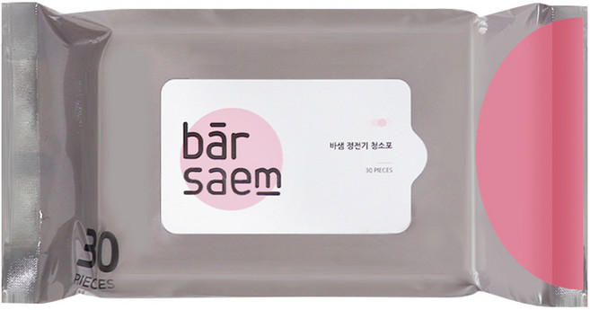 바샘 뽀글이 일회용 부직포 정전기 먼지 청소포 리필 걸레 30매입, 1개