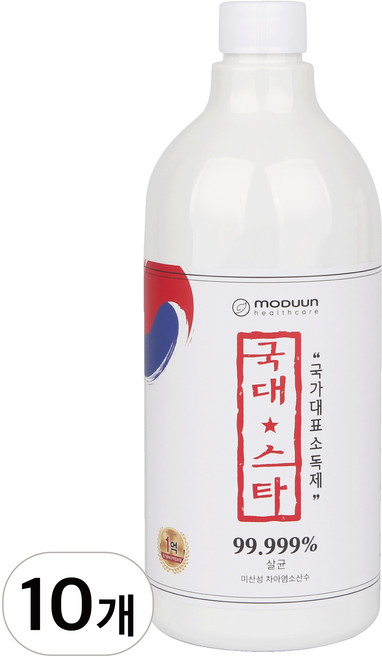 국대스타 살균소독제, 1L, 10개