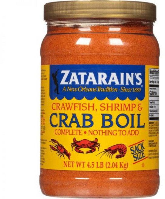 Zatarain's 자타레인 크로우피시 새우 & 크랩 보일 4.5 lb 72온즈