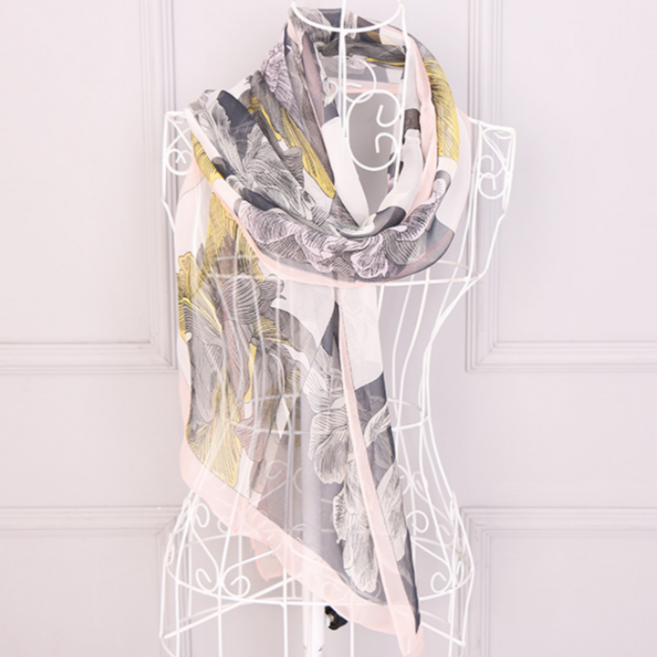 오피뉴 봄스카프 여름스카프 쉬폰 롱 스카프