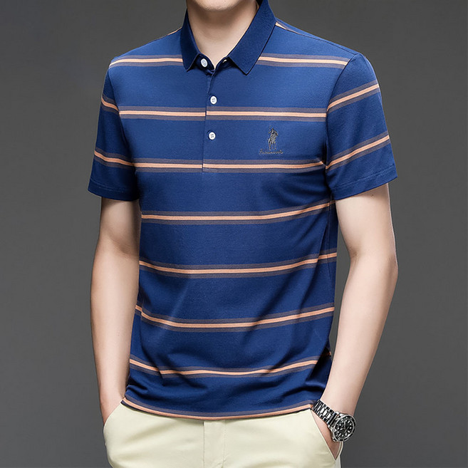 리르유 남자 여름 폴로 쿨링 반팔 티셔츠