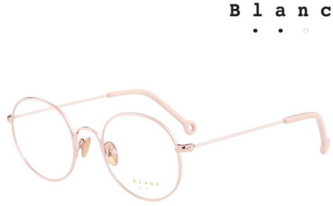[블랑] 명품 안경테 BL-ULYSSE 246-2 라운드 메탈 여자 안경