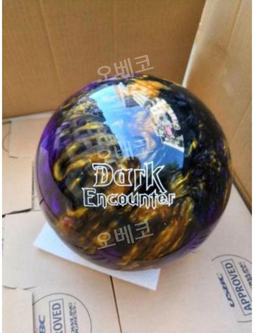 볼링공 중급자 개인볼 볼링장 동호회 선수 훈련 볼, 퍼플블랙 8파운드, 1개