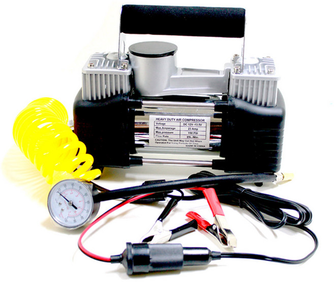 한양MSL 투실린더 에어 컴프레셔 12V YT-203B, 1개