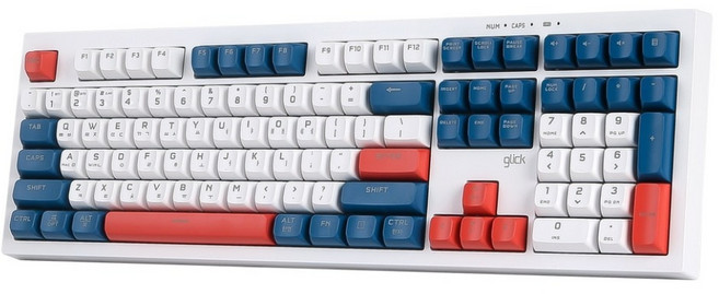 지클릭커 오피스프로 WK50 사일런스 M RGB 무소음 방수 무선 블루투스 키보드 Poker 108키, 제조사축, Gundam RC1