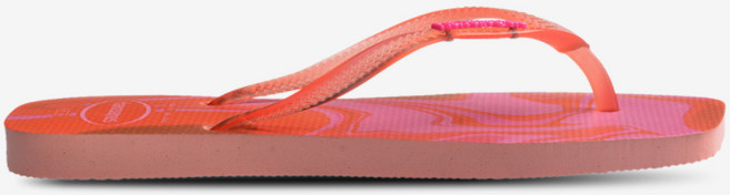 하바야나스 슬림 스퀘어 젤리 블라썸 샌들 슬리퍼