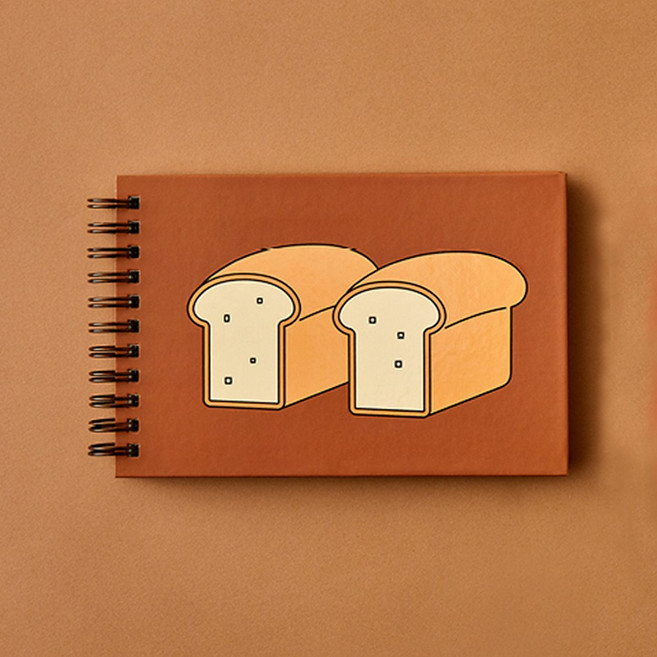 만년형 먼슬리 플래너 학생 스프링 와이드 수첩 (월간 라인노트), 브레드