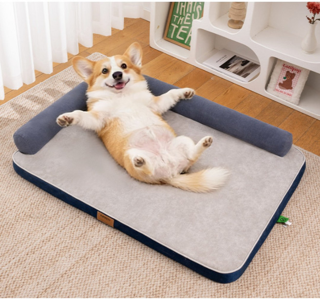 펫루미 푹신푹신 프리미엄 반려동물 방석, 1개, 루미블루