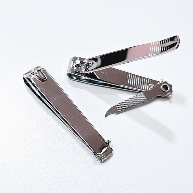 2개세트 네일 클리퍼 일자형 손톱깎이 고급형, 1개, 2개 일자형 손톱깎이-고급형