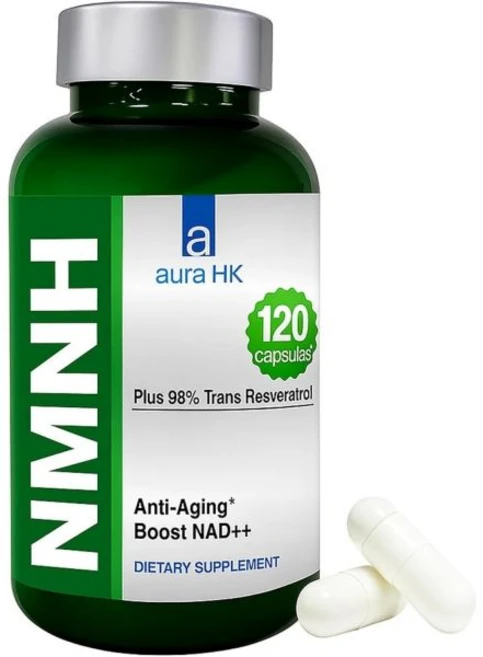 NMNH 1100mg Resveratrol 200mg Dihydronicotinamide Mononucleotide 120 Servings NAD+ Supplement to B, 1개 - 쿠팡