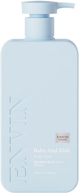 앙방 베이비 앤 키즈 약산성 바디워시, 500ml, 1개