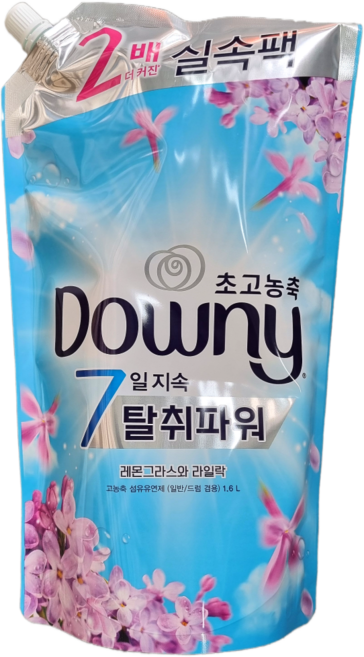 다우니 초고농축 섬유유연제 레몬그라스와 라일락 리필 대용량, 1.6L, 11개