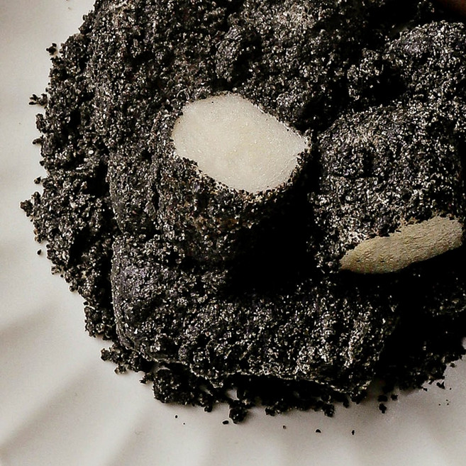 달빛떡집 흑임자 인절미 흑임자떡 찰흑임자 흑임자찹쌀떡, 25gx24개, 25g