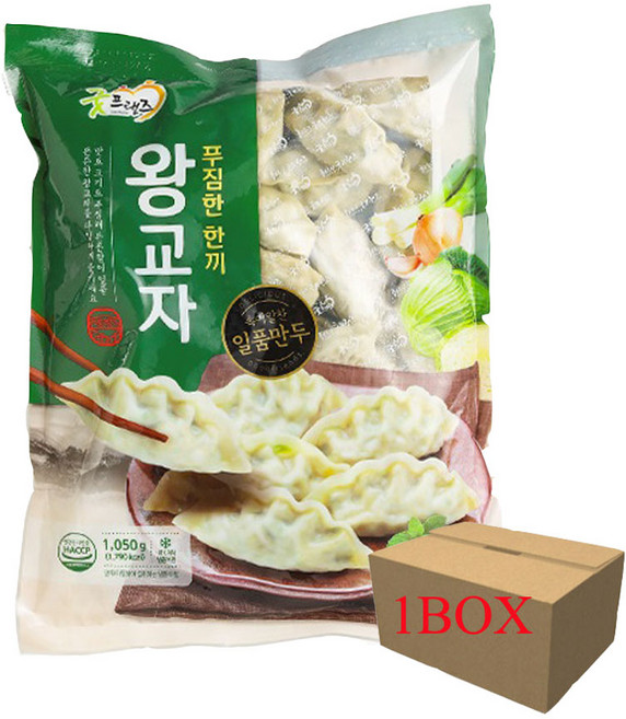 굿프랜즈 푸짐한한끼왕교자1BOX 1050gX10개, 10개, 1.05kg