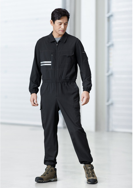 지벤 작업복 여름 춘추 ZB-S2246 스즈끼복 일체형 정비복 편리한 허리지퍼 캠핑복 상하복 우주복 스즈기복 친환경 리사이클소재