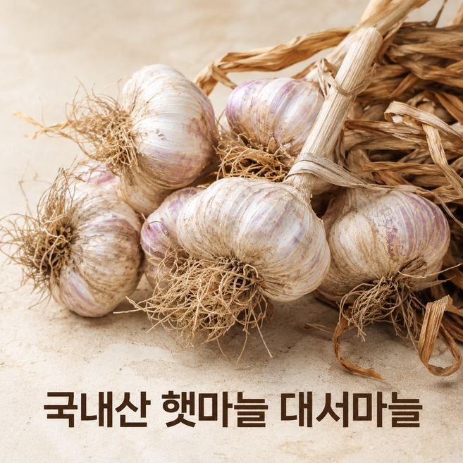 [세종육묘장] 국내산 대서마늘 굵은 통마늘 저장용 김장용 장아찌용, 25개, 상 2.5kg