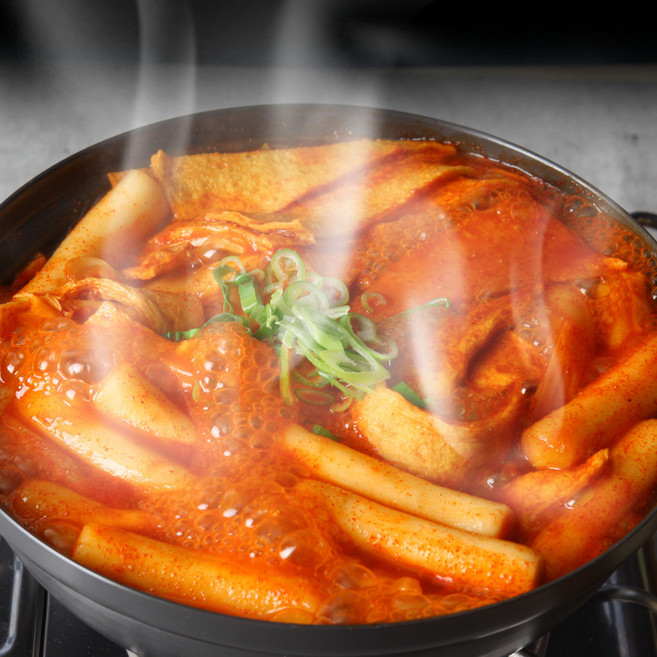 남포동 맛집 수제 떡볶이 킴스떡볶이 물조절이 필요없는 간편 떡볶이 순한맛, 2개, 600g