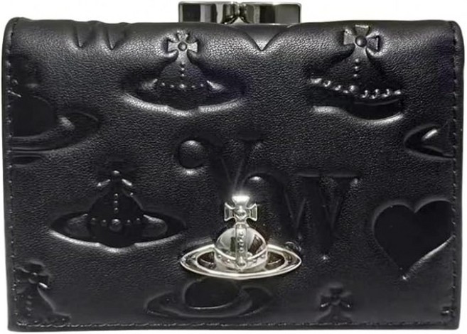 비비안웨스트우드 여성 반지갑 미니 트라이폴드 가죽 51010018