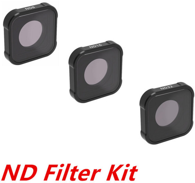 고프로렌즈 Go Pro Mcuv Cpl Nd8 Nd16 Nd32 편광 필터 유리 15X 매크로 스타 렌즈 고프로 호환 히어로 12 1, [05] ND 8 16 32, 05 ND 8 16 32, 1개